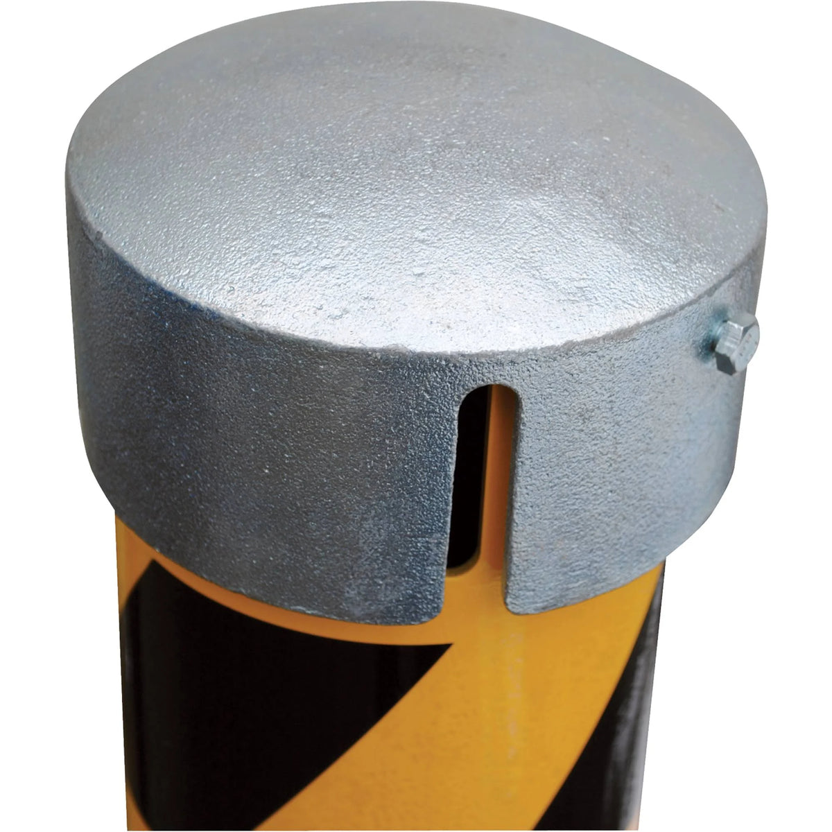Yellow Steel Pipe Bollard with Slot Z78504