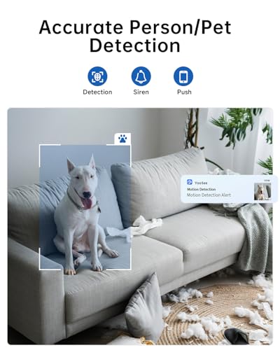 2K Pan/Tilt Indoor Security Camera K602