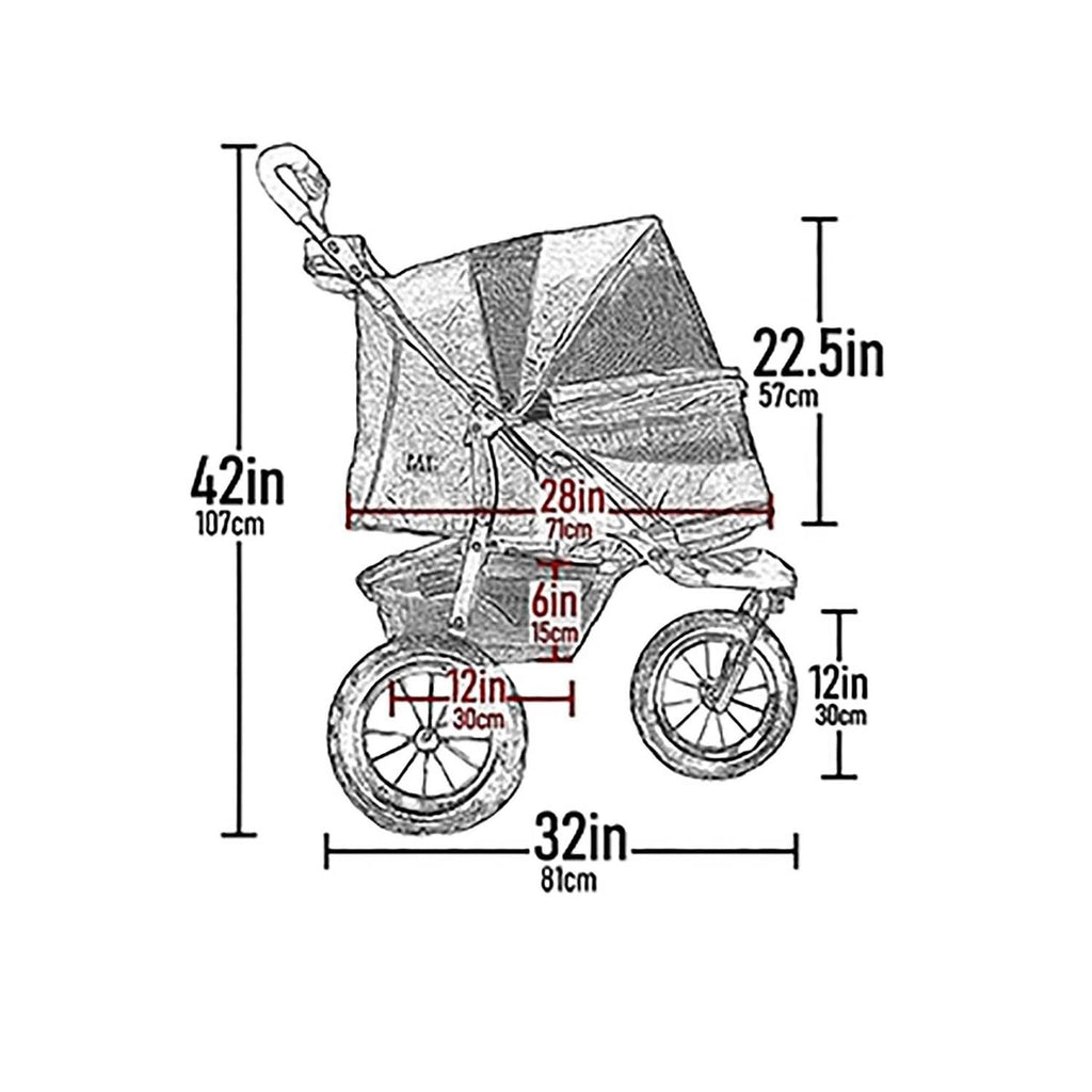 No-Zip Pet Stroller X678282