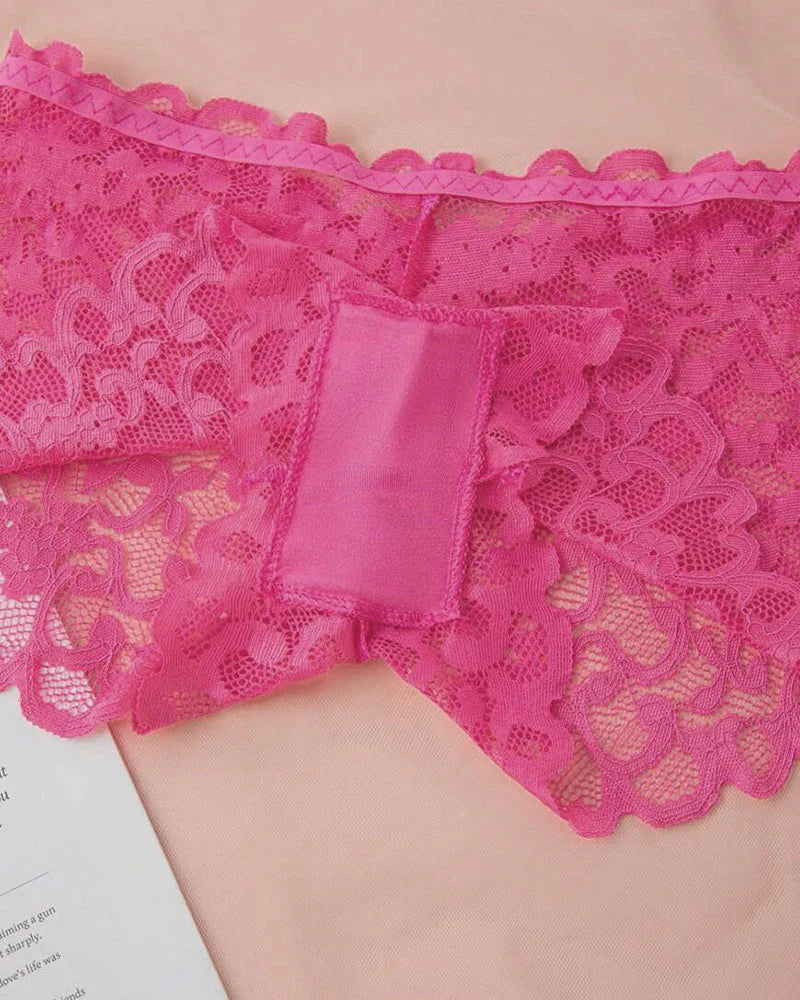 Lace Bralette & Panty Bundle P62150