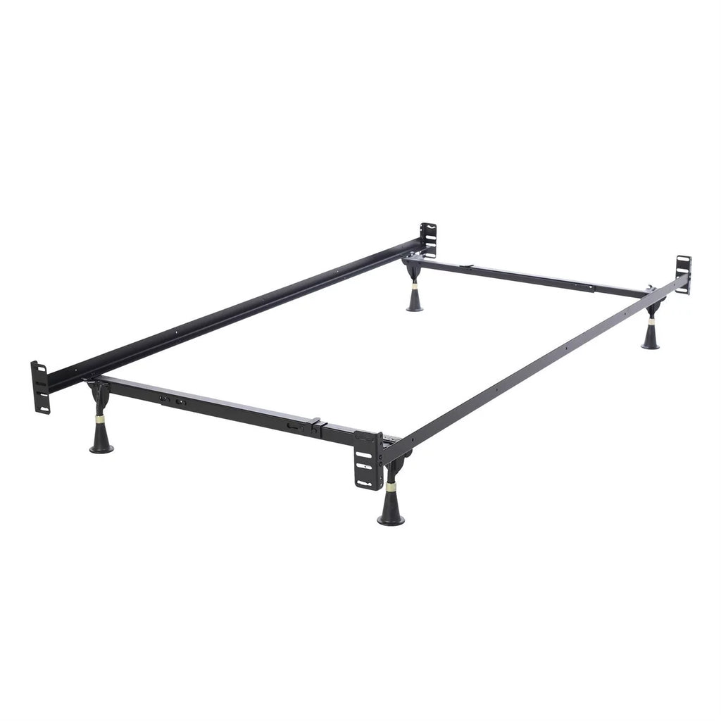 Adjustable Metal Bed Frame with Headboard Footboard Brackets L133753