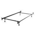 Adjustable Metal Bed Frame with Headboard Footboard Brackets L133753