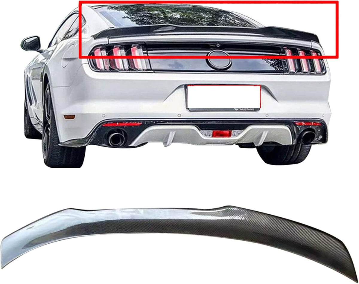 Carbon Fiber Look Rear Trunk Wing Spoiler I384