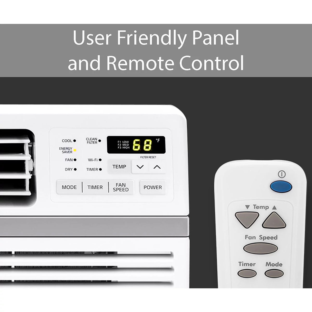 12,000 BTU 115-Volt Wi-Fi Window Air Conditioner W58883