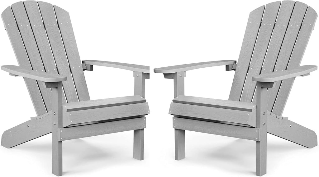 Blue Plastic Adirondack Chair J33962