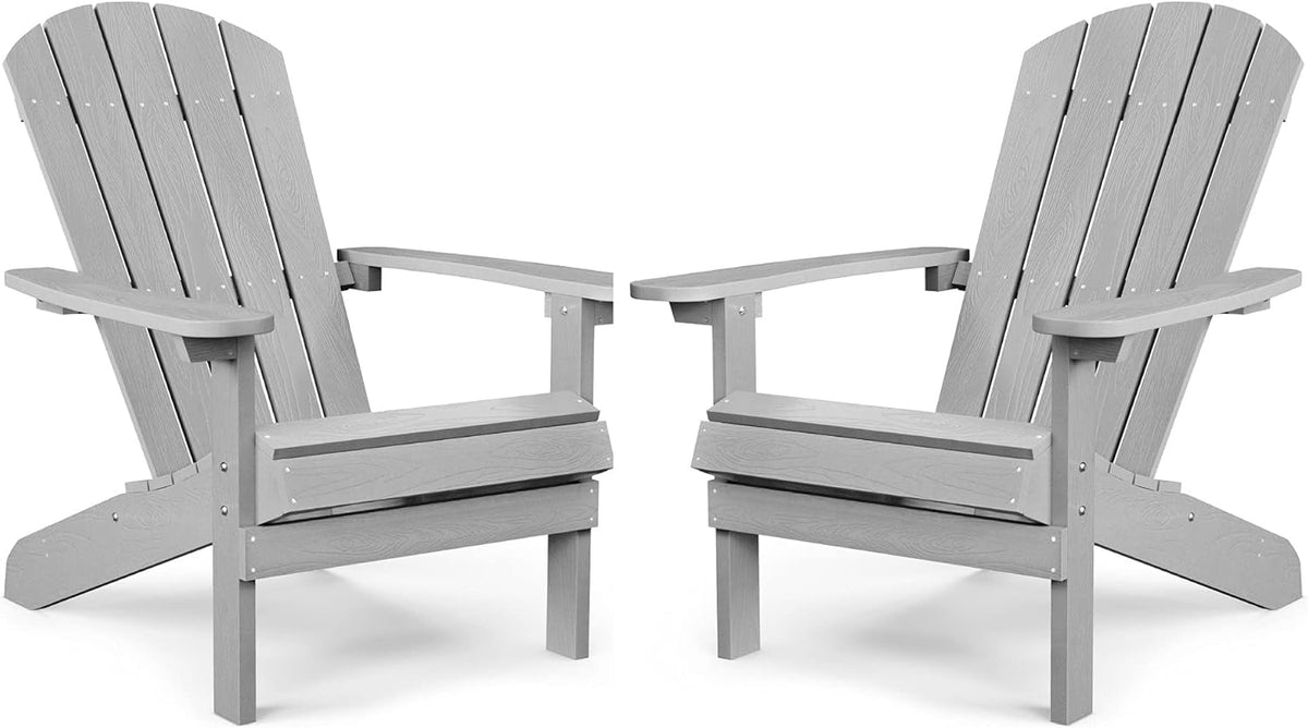Blue Plastic Adirondack Chair J33962