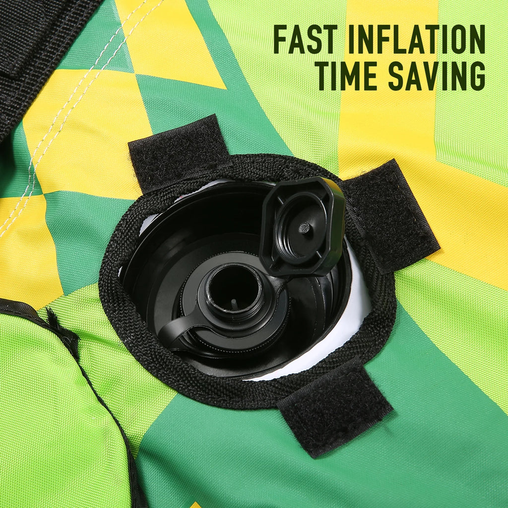 Inflatable Towable Tube with EVA Foam Seat Pads M63351