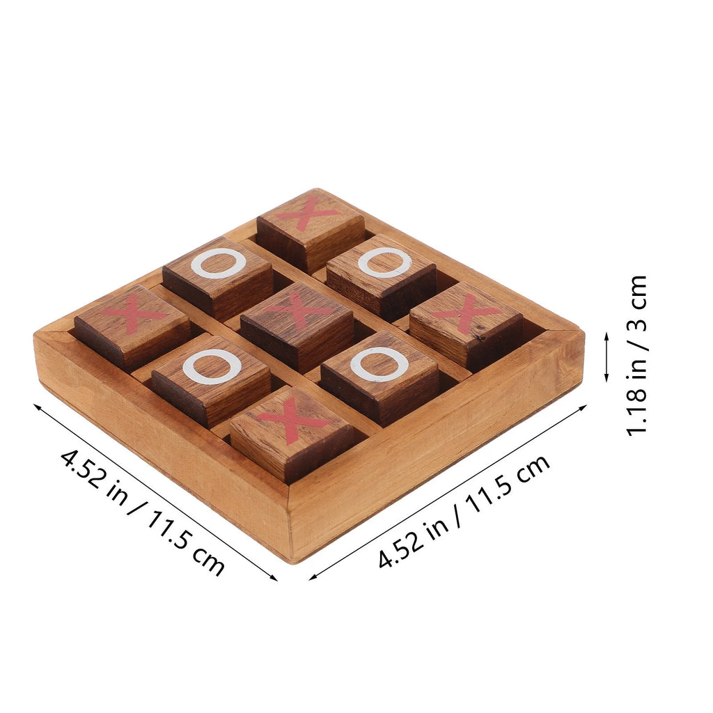 Tic Tac Toe Wooden Board Game Toy K60483