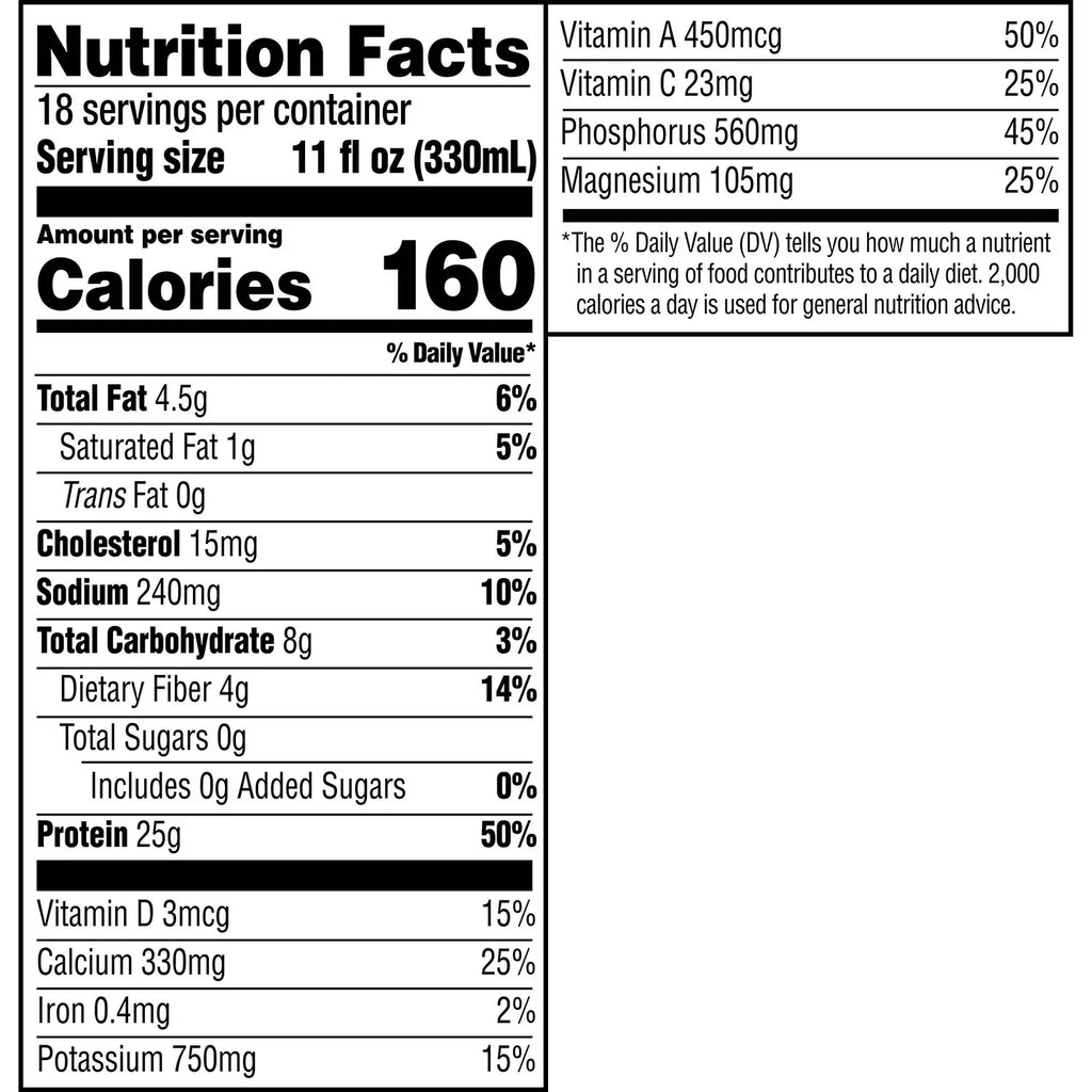 Chocolate Non-Dairy Protein Shake 11 Fl Oz 18 Count S6056