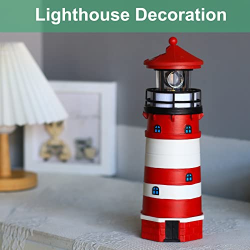 Solar LED Lighthouse Lamp Outdoor Decorative F11587