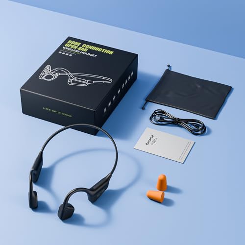 Green Wireless Bluetooth 5.4 Open Ear Bone Conduction Headphones with Mic K762