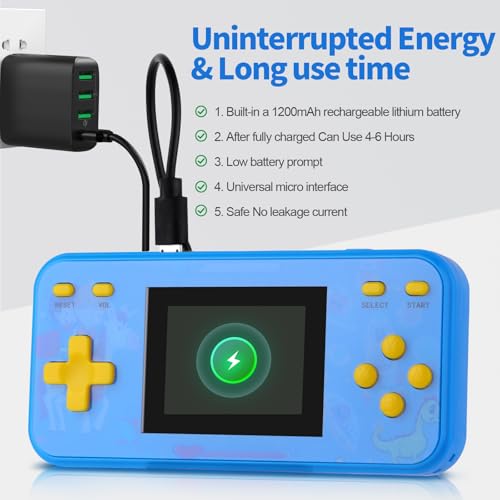 Handheld Game Console with 240 Retro Video Games D224