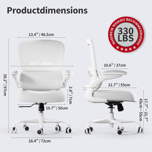 Beige Ergonomic Mesh Office Chair L998576