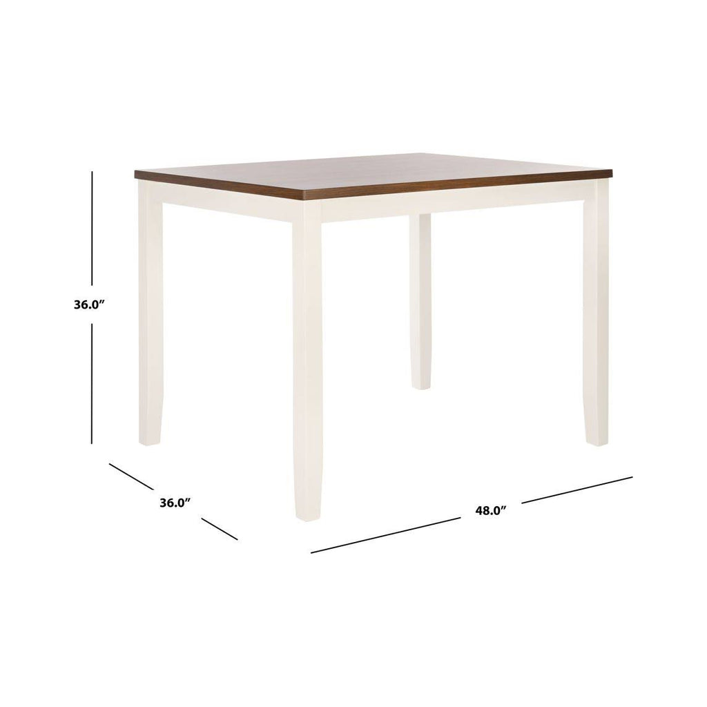 White Rectangle Counter Table N760979