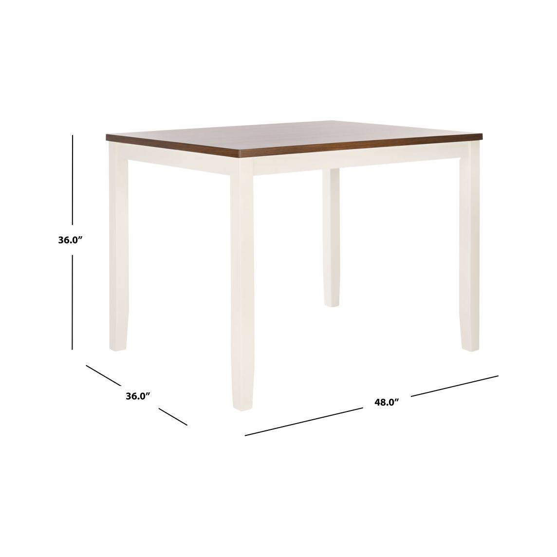 White Rectangle Counter Table N760979