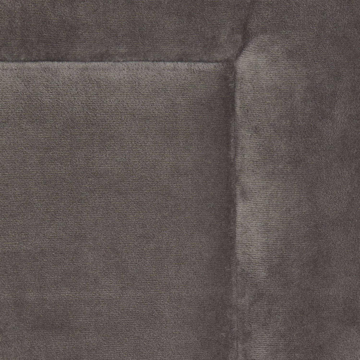Dark Grey Velvet Dog Crate Mat and Pet Bed Y32318