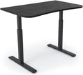 Electric Stand-Up Desk, 62" x 25" Bamboo Top, Height Adjustable A42516