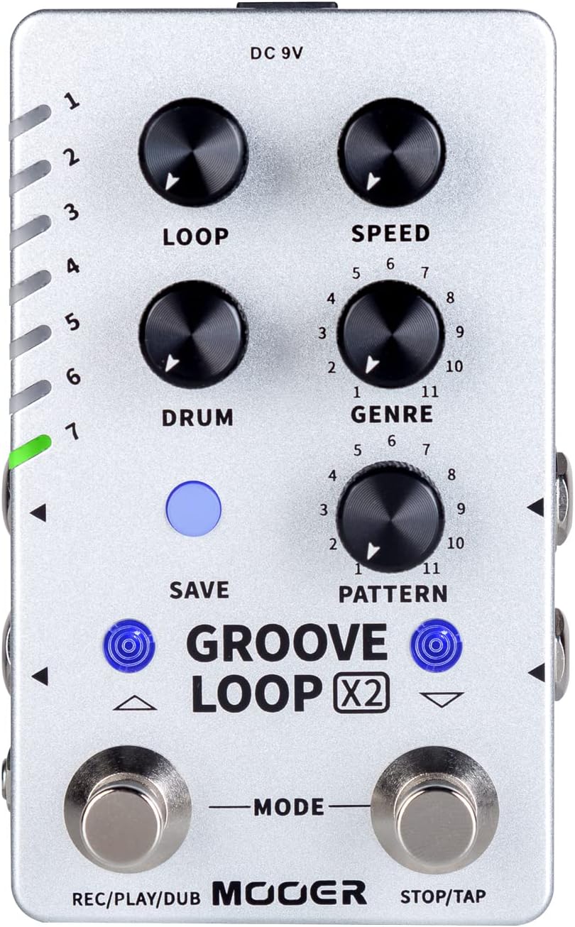Dual Footswitch Cabinet Simulation Pedal with 14 Presets V78022