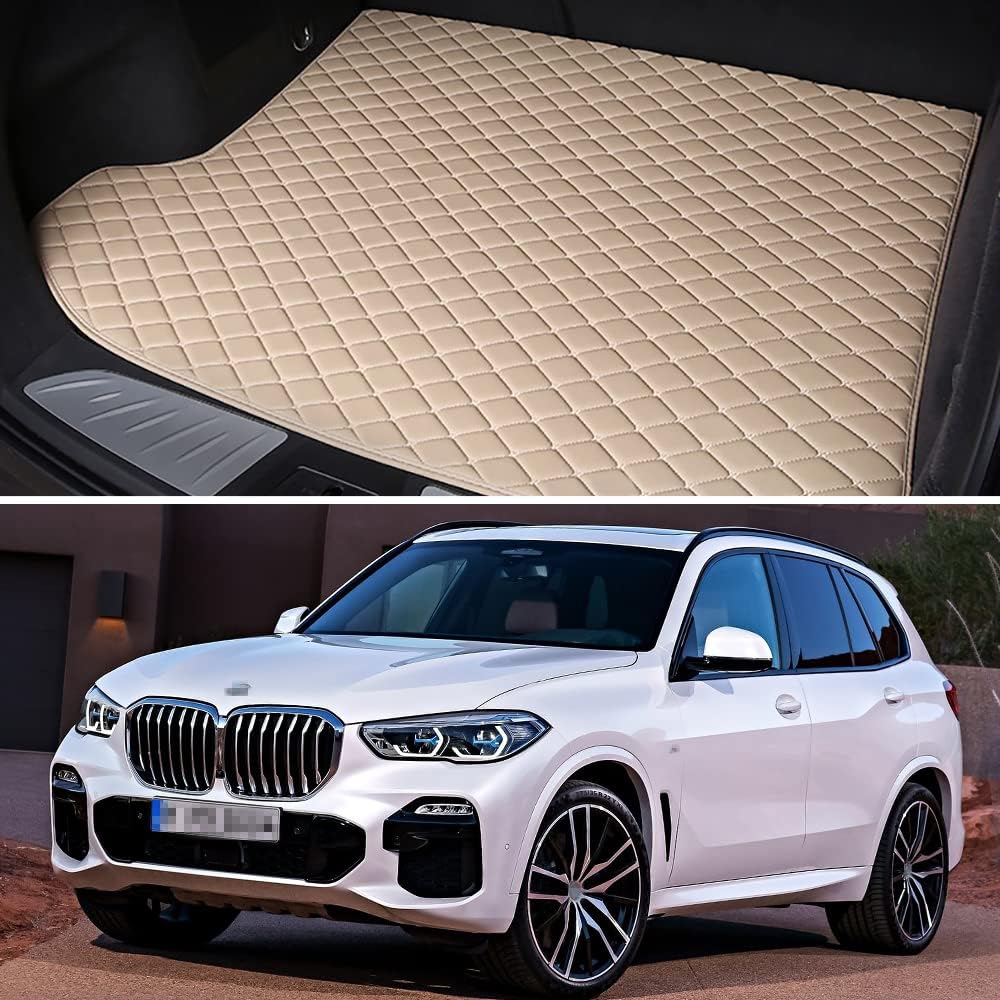 Black with Black line Car Trunk Mat Pack of 2 M590