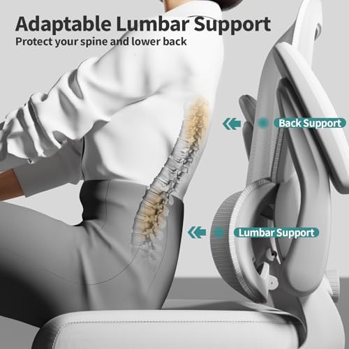 Beige Ergonomic Mesh Office Chair L998576