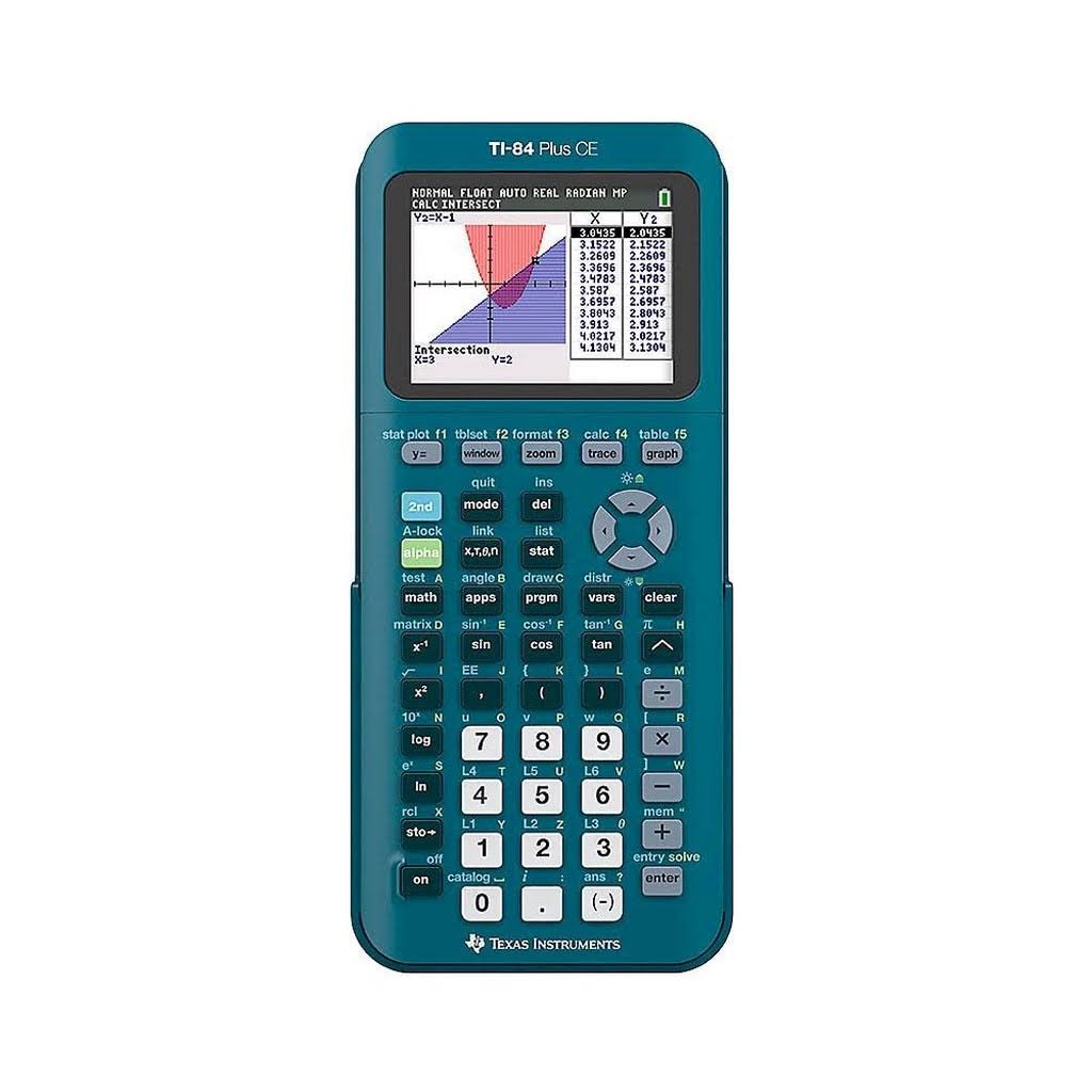 Teal Handheld Graphing Calculator F392764