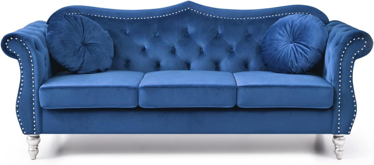 Navy Blue Sofa Y90059