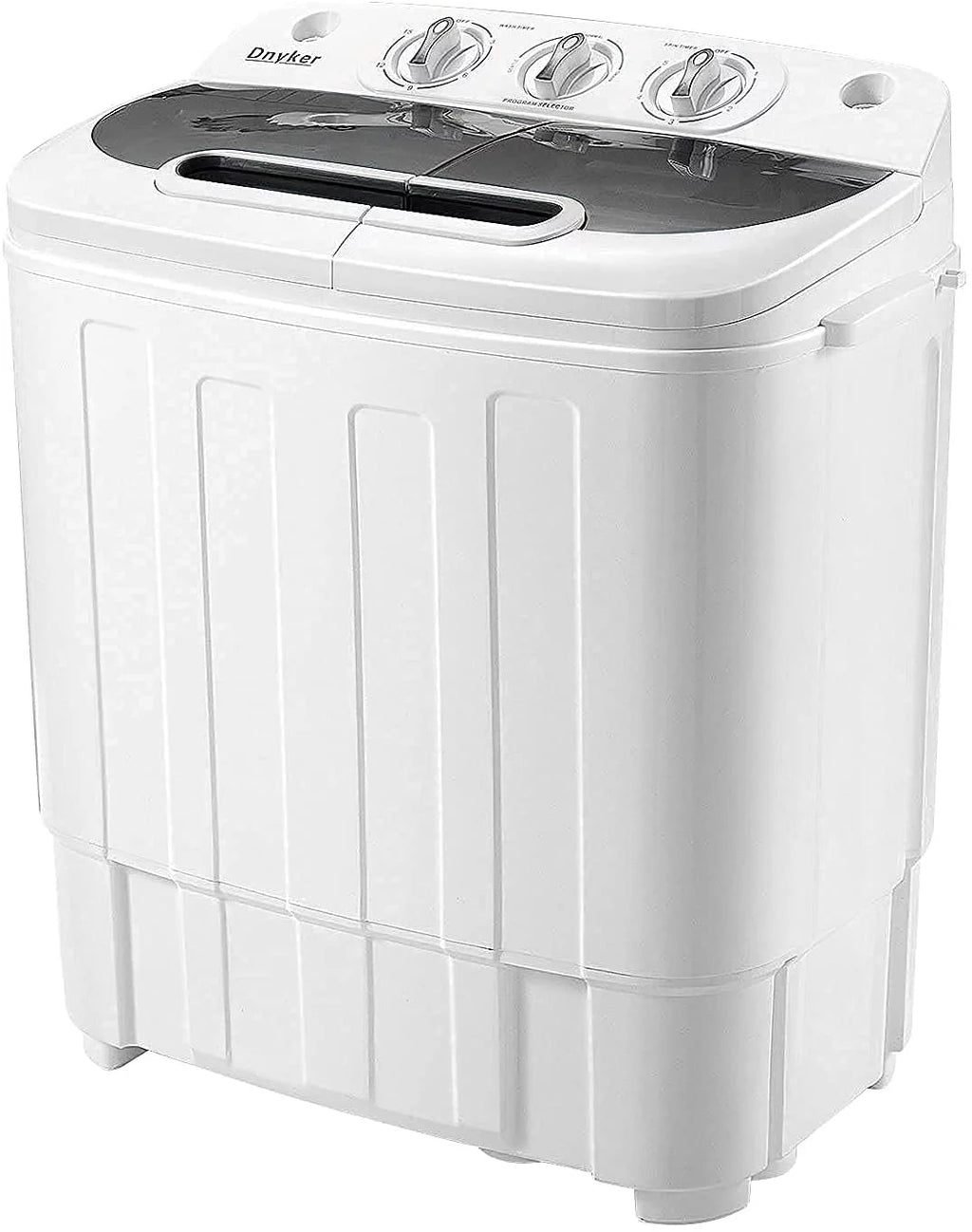 White Twin Tub Portable 16.5 lbs. Washing Machine and Dryer Combo H968
