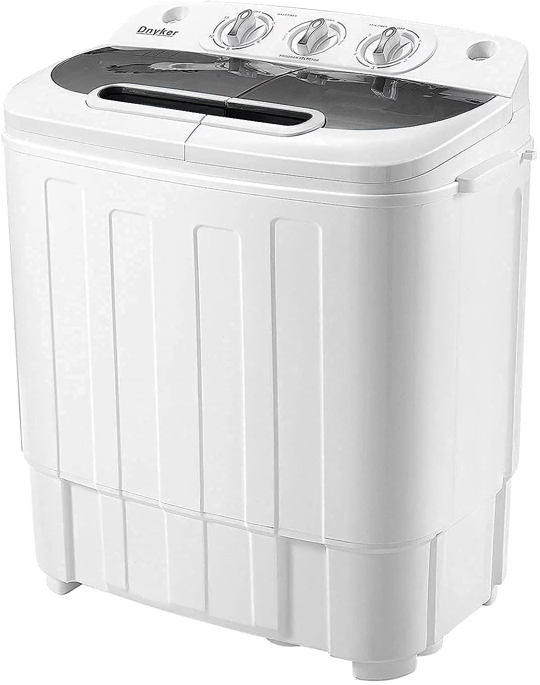 White Twin Tub Portable 16.5 lbs. Washing Machine and Dryer Combo H968