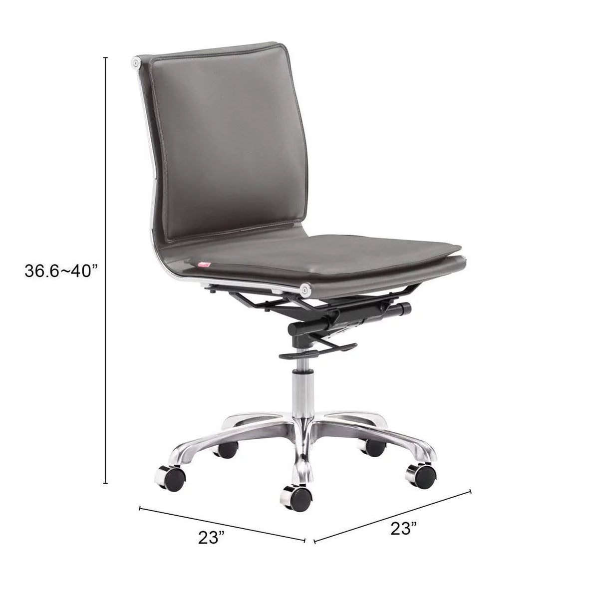 Gray Armless Office Chair O67415