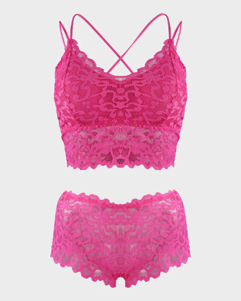 Lace Bralette & Panty Bundle P62150
