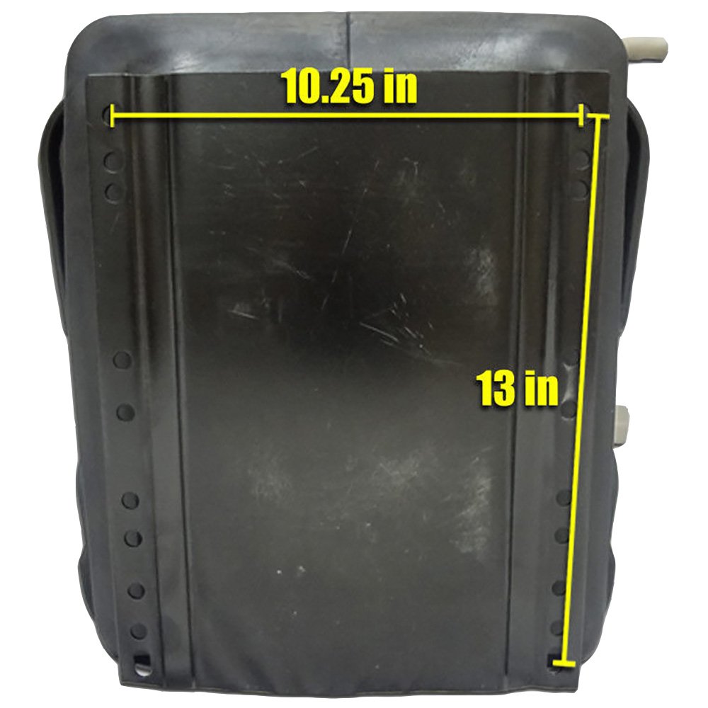 Black Vinyl Tractor Seat Assembly Kit R938