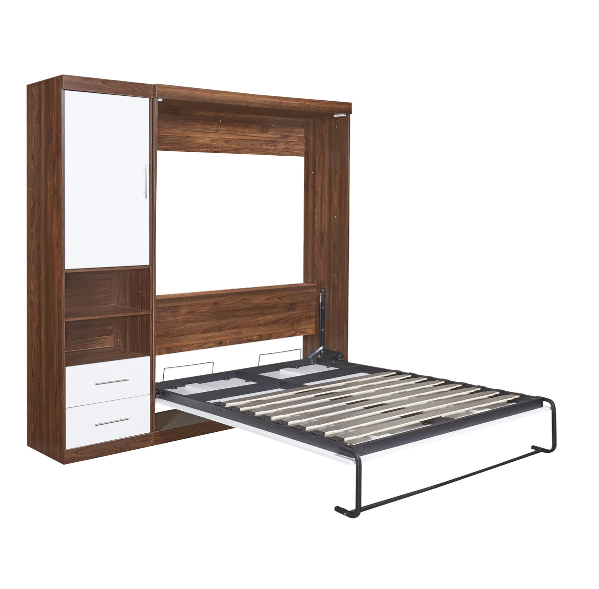 Twin Size Murphy Bed with Cabinet L355022