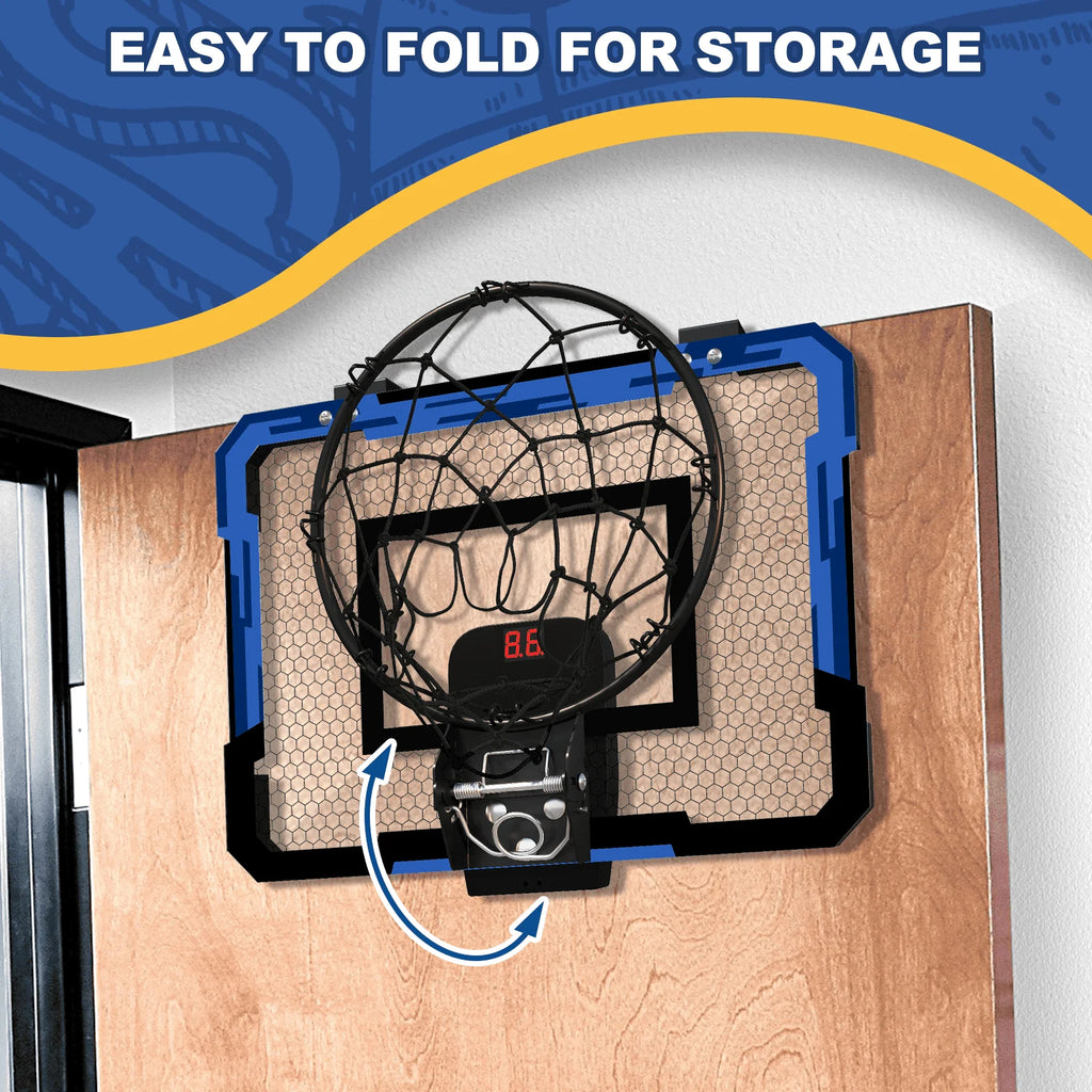 Mini Basketball Hoop with Electronic Scorer and Breakaway Rim W9926