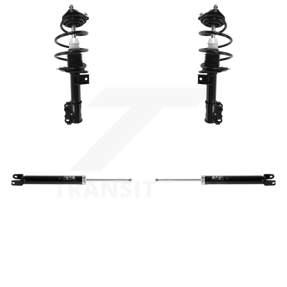 Front Rear Complete Suspension Shocks Strut And Coil Spring Mount Assemblies Kit V23851