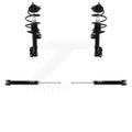 Front Rear Complete Suspension Shocks Strut And Coil Spring Mount Assemblies Kit V23851