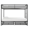 Twin Over Twin Bunk Bed with Drawers T66439
