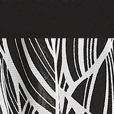 Black Printed Sleeveless Keyhole Maxi Dress Plus 16W D31810