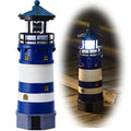 Solar LED Lighthouse Lamp Outdoor Decorative F11587