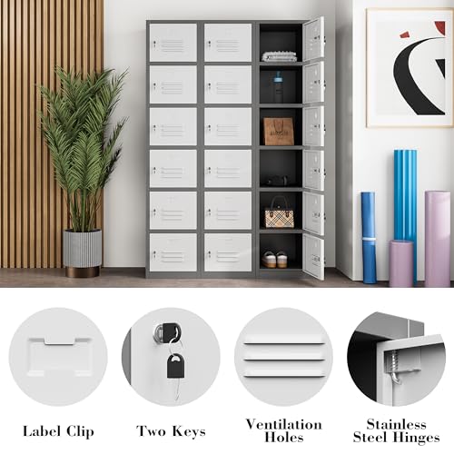 71" Metal Storage Cabinet with Lock S448