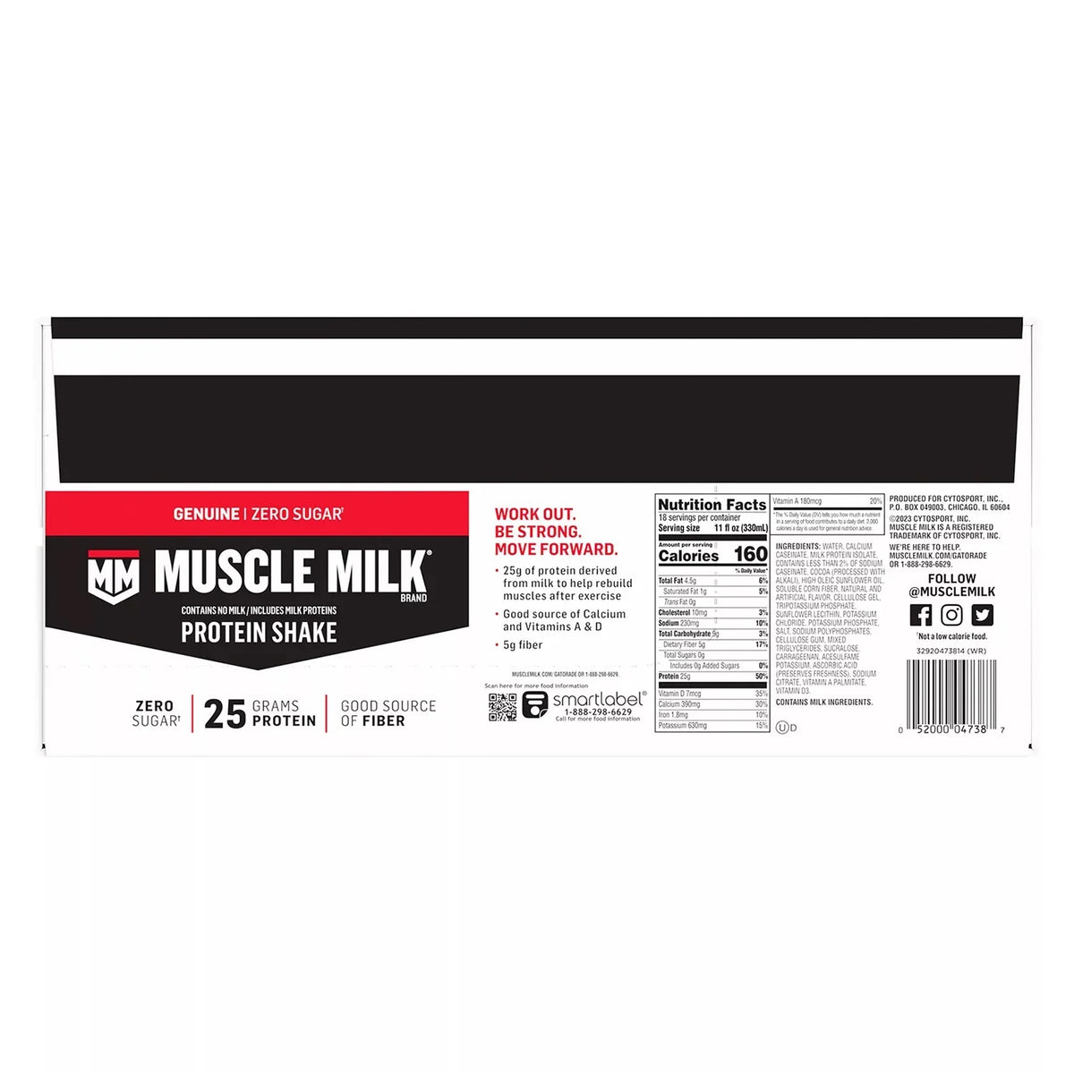 Chocolate Non-Dairy Protein Shake 11 Fl Oz 18 Count S6056