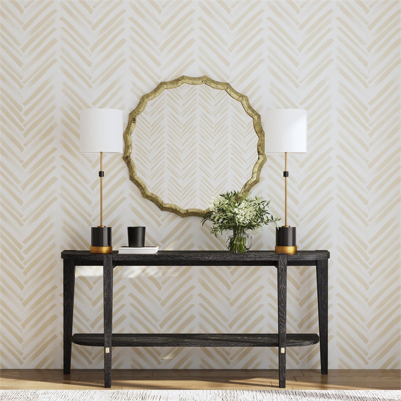 Black Wood Console Table P46219