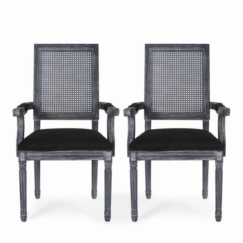 Black Dining Chair, Set of 2 F321351