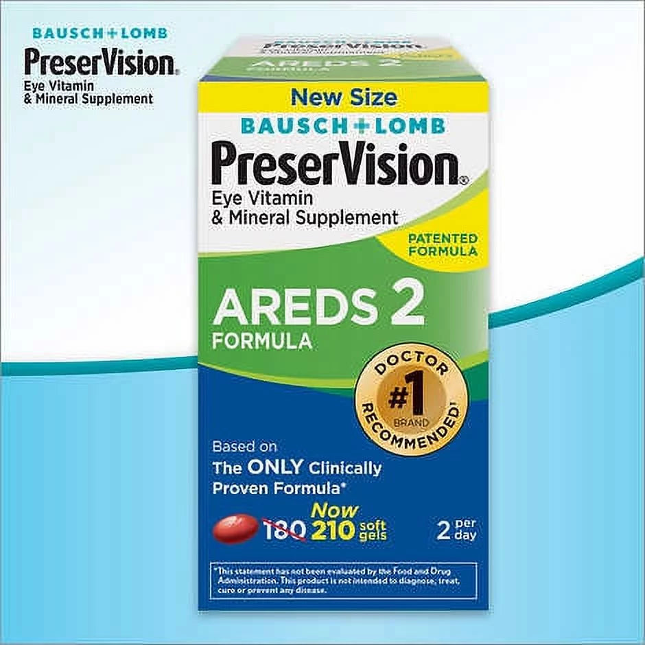 210 Count Eye Vitamin and Mineral Supplement X29639