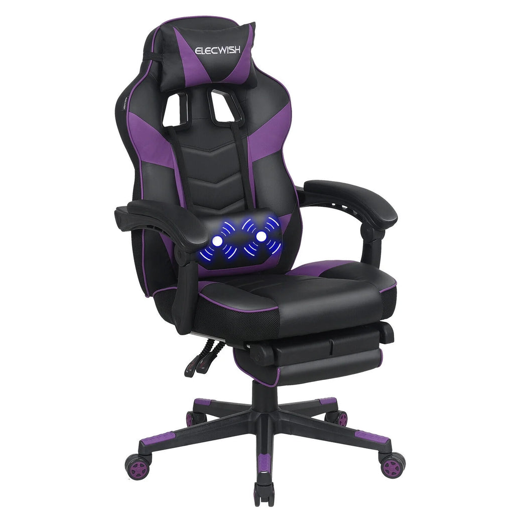 Purple Massage Gaming Chair C569