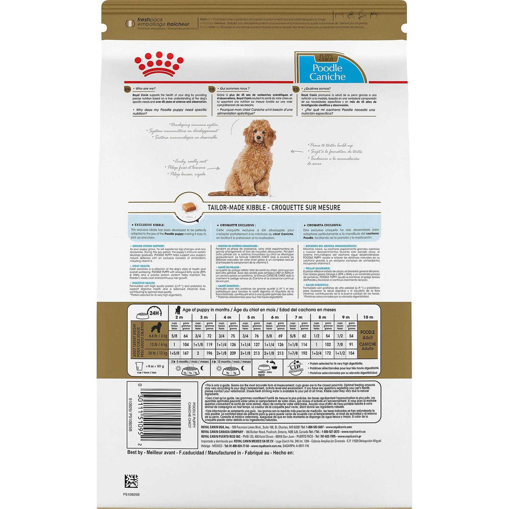 Poodle Puppy Dry Dog Food G1185