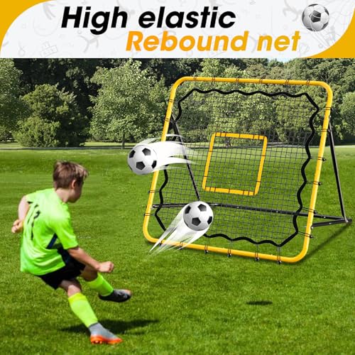 3.7×3.7FT Multi-Sport Training Rebound Net with Pitching Target W86033