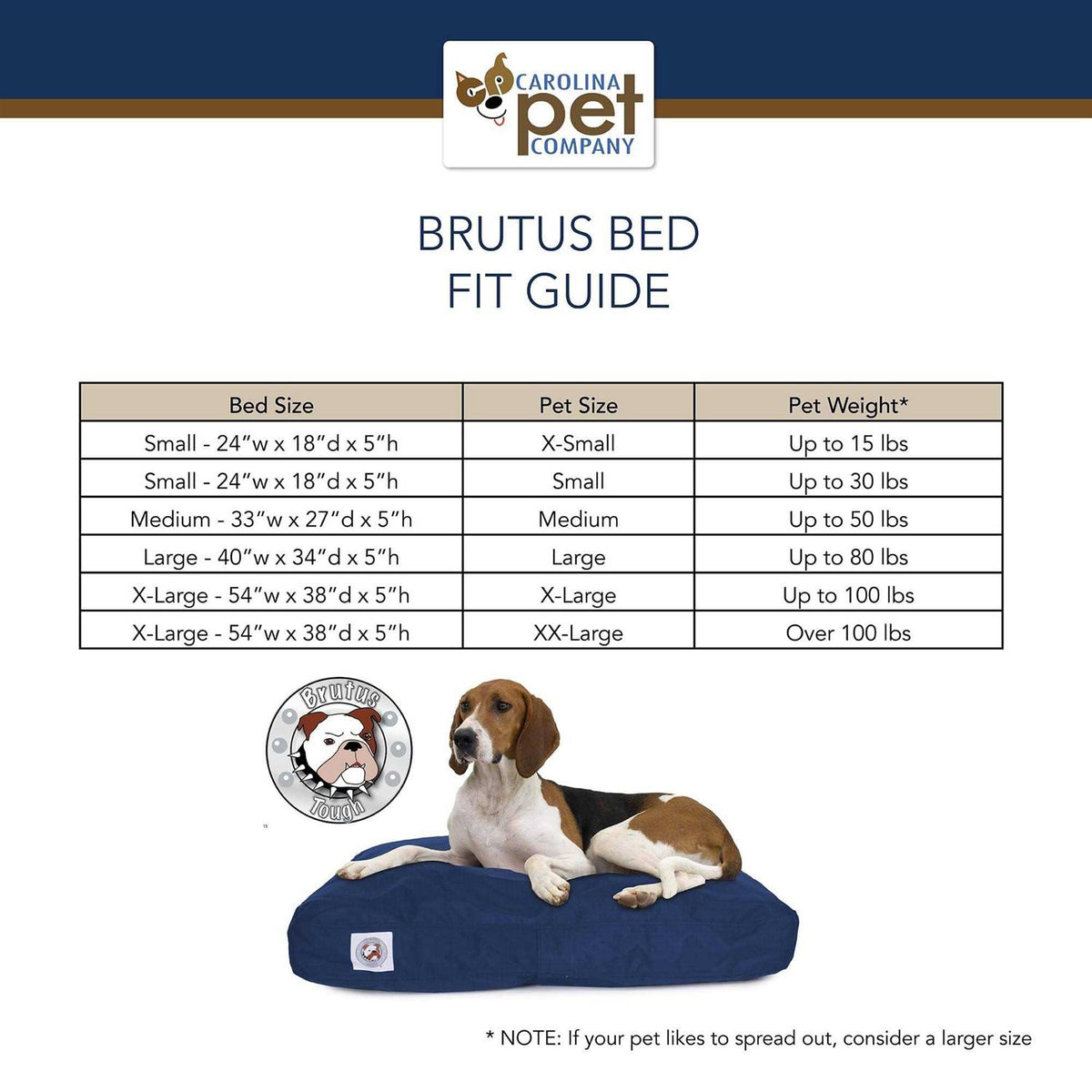 Chew Resistant Pet Bed B4789