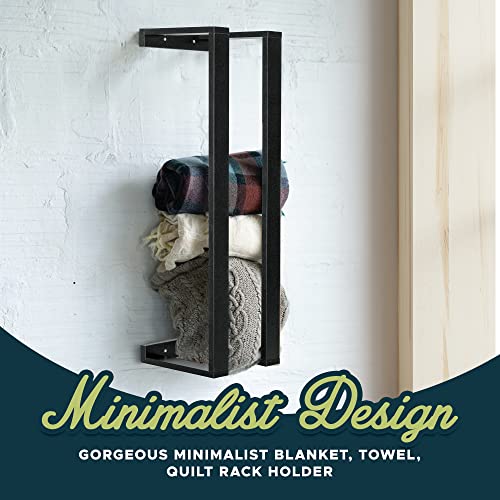 White Blanket Wall Rack H50545