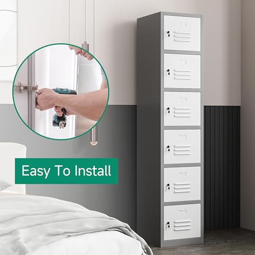71" Metal Storage Cabinet with Lock S448