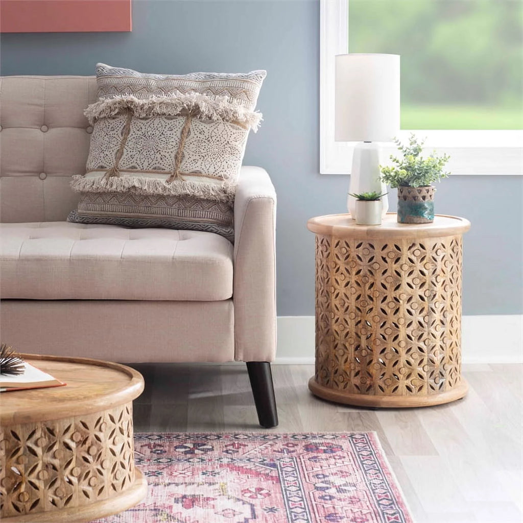 Mango Wood Side Table Z33677